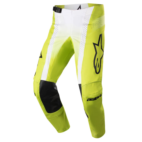 ALPINESTARS 2023 TECHSTAR PUSH PANTS - YELLOW FLURO WHITE