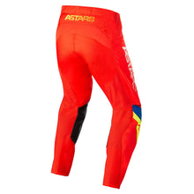 ALPINESTARS 2022 TECHSTAR QUADRO PANTS - RED/YELLOW/FLURO BLUE