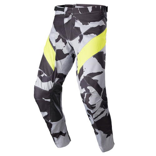 ALPINESTARS 2023 RACER TACTICAL PANTS - CAST GRAY CAMO YELLOW FLURO