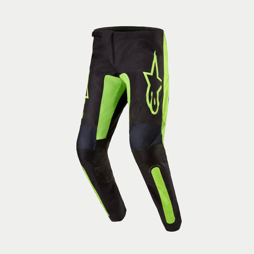 ALPINESTARS 2024 FLUID LURV PANTS - BLACK FLURO YELLOW