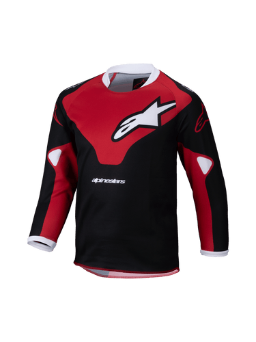 ALPINESTARS 2025 KIDS RACER VEIL JERSEY - BLACK BRIGHT RED