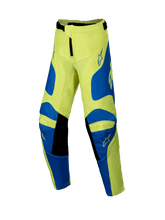 ALPINESTARS 2025 YOUTH RACER VEIL PANTS - FLURO YELLOW BLUE