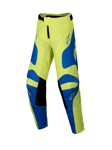 ALPINESTARS 2025 YOUTH RACER VEIL PANTS - FLURO YELLOW BLUE