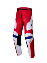 ALPINESTARS 2025 YOUTH RACER VEIL PANTS - BRIGHT RED WHITE