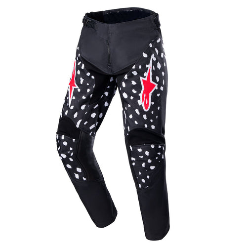 ALPINESTARS 2023 YOUTH RACER NORTH PANTS - BLACK NEON RED