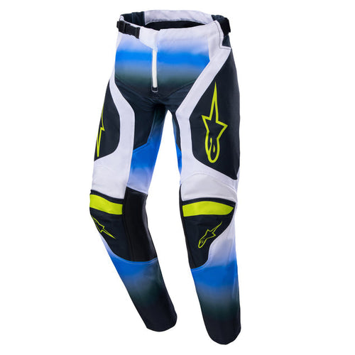 ALPINESTARS 2023 YOUTH RACER PUSH PANTS - NIGHTLIFE UCLA BLUE WHITE