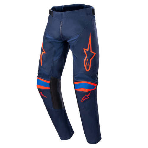 ALPINESTARS 2023 YOUTH RACER NARIN PANTS - NIGHT NAVY HOT ORANGE