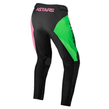 ALPINESTARS 2022 YOUTH RACER COMPASS PANTS - BLACK/GREEN/FLURO PINK