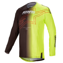 ALPINESTARS 2021 TECHSTAR PHANTOM MOTORCYCLE JERSEY -BLACK/YELLOW