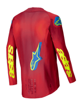 ALPINESTARS 2025 SUPERTECH MAKER JERSEY - BRIGHT RED FLURO YELLOW