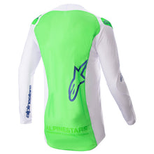 ALPINESTARS 2023 SUPERTECH RISEN JERSEY - BLUE RAY WHITE GREENFLURO