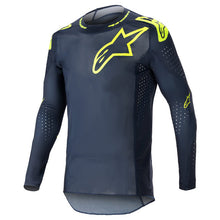 ALPINESTARS 2023 SUPERTECH BRUIN JERSEY - NIGHT NAVY YELLOWFLURO