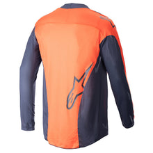 ALPINESTARS 2023 TECHSTAR ARCH JERSEY - NIGHT NAVY HOT ORANGE