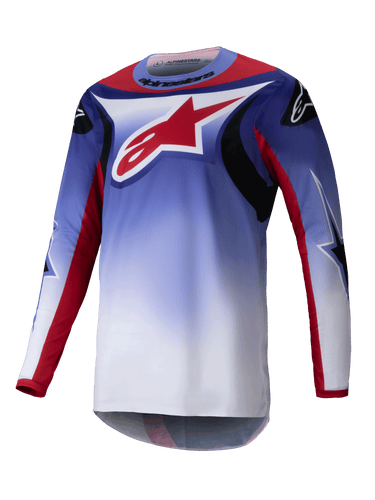 ALPINESTARS 2025 FLUID WURX JERSEY - PURPLE/BRIGHT RED