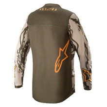 ALPINESTARS 2022 RACER TACTICAL JERSEY - MILITARY SAND/CAMO/TANGERINE