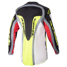 ALPINESTARS 2023 FLUID AGENT JERSEY - BLACK MARS RED YELLOW FLURO