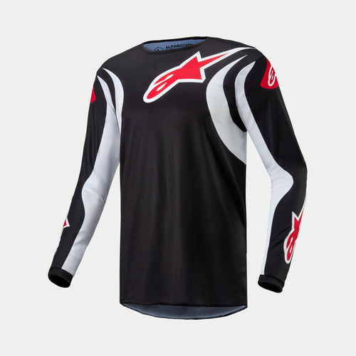 ALPINESTARS 2024 FLUID LUCENT JERSEY - BLACK WHITE