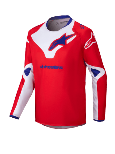 ALPINESTARS 2025 YOUTH RACER VEIL JERSEY - BRIGHT-RED/WHITE