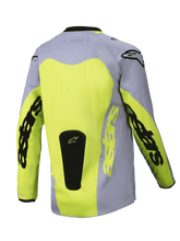 ALPINESTARS 2025 YOUTH RACER VEIL JERSEY - GRAY FLURO-YELLOW