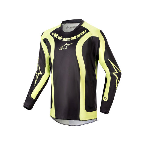 ALPINESTARS 2024 YOUTH RACER LURV JERSEY - BLACK FLURO YELLOW