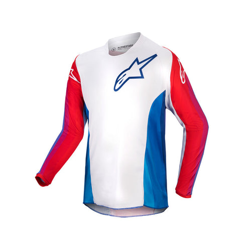 ALPINESTARS 2024 YOUTH RACER PNEUMA JERSEY - BLUE MARS RED WHITE