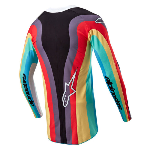 ALPINESTARS 2024 WOMENS TECHSTAR JERSEY - BLACK MULTICOLOR