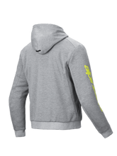 ALPINESTARS CHROME V2 SPORT GREY HEATHER/FLURO YELLOW HOODIE JACKET