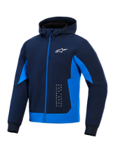 ALPINESTARS RADIUM TECH NIGHT NAVY/ROYAL BLUE HOODIE JACKET