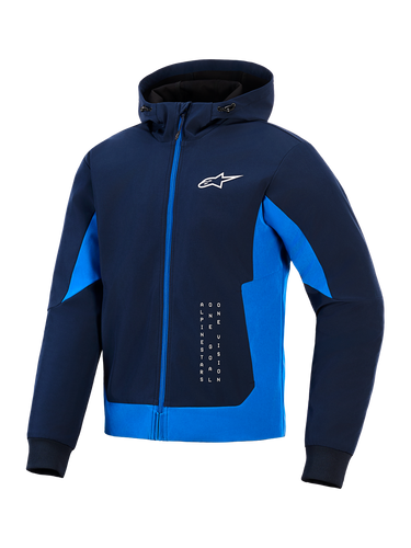 ALPINESTARS RADIUM TECH NIGHT NAVY/ROYAL BLUE HOODIE JACKET