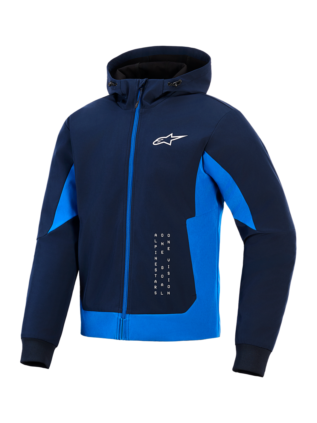 ALPINESTARS RADIUM TECH NIGHT NAVY/ROYAL BLUE HOODIE JACKET