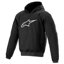ALPINESTARS AGELESS ARAMID LINED BLACK TEXTILE HOODIE JACKET