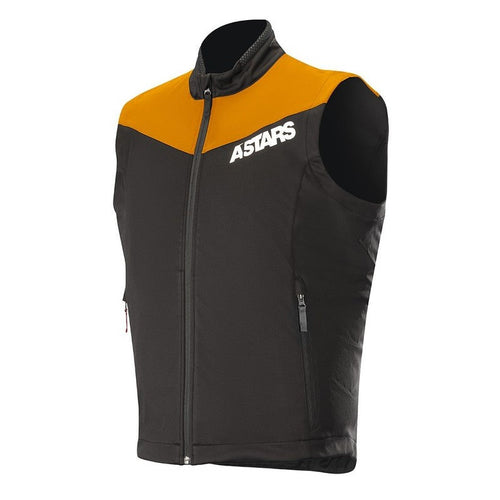 ALPINESTARS 2019 SESSION RACE MX SLEEVELESS JACKET - ORANGE/FLURO BLACK