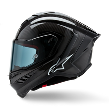 ALPINESTARS SUPERTECH R10 SOLID MATTE/GLOSS BLACK CARBON HELMET