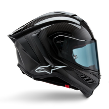 ALPINESTARS SUPERTECH R10 SOLID MATTE/GLOSS BLACK CARBON HELMET