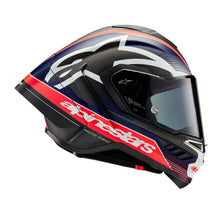 ALPINESTARS SUPERTECH SR10 TEAM ECE 22.06 HELMET - BLACK/CARBON RED FLURO/BLUE MATT