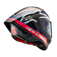 ALPINESTARS SUPERTECH SR10 TEAM ECE 22.06 HELMET - BLACK/CARBON RED FLURO/BLUE MATT