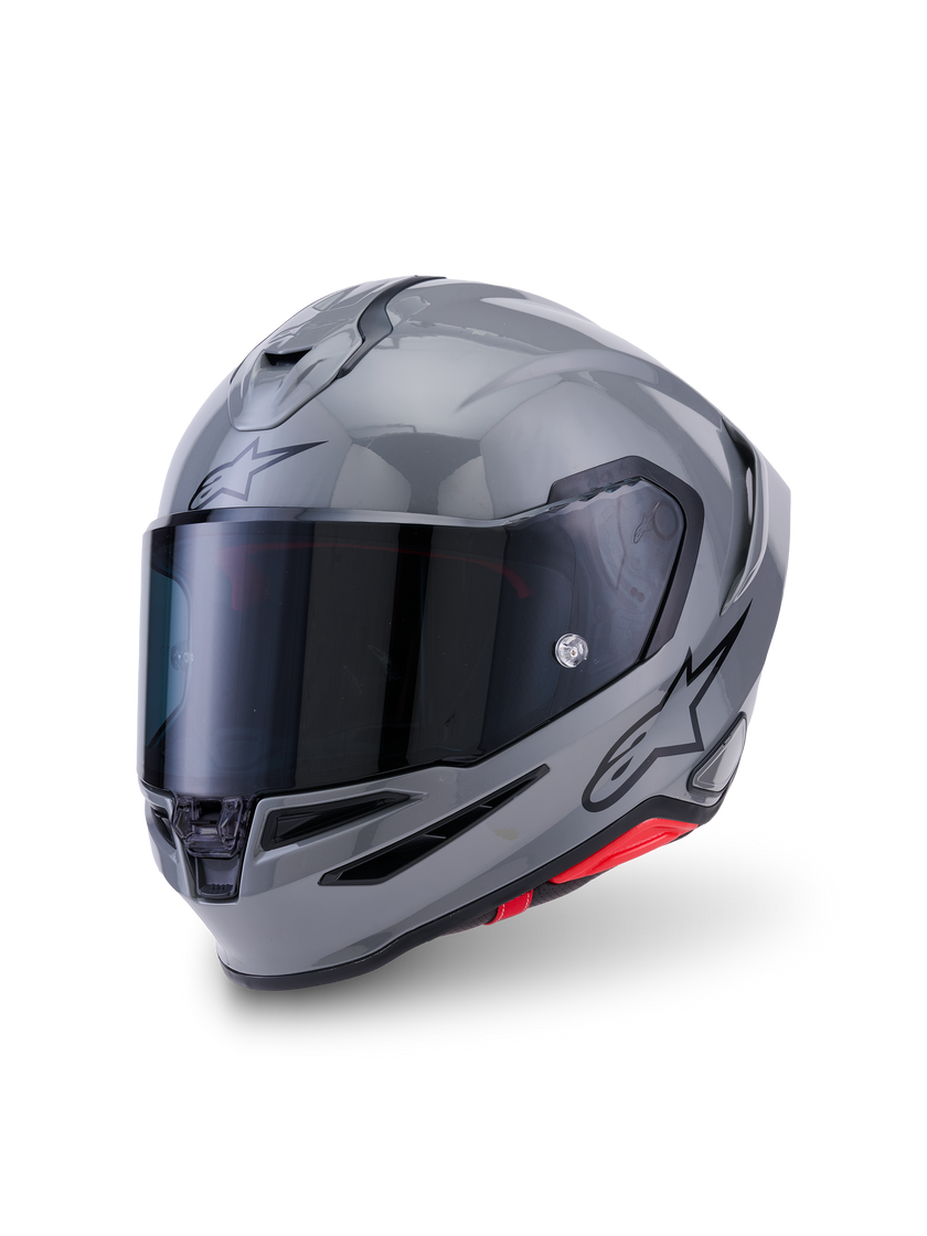 ALPINESTARS SR7 SOLID HELMET ECE 22.06 - GREY GLOSS
