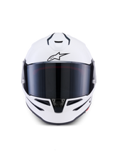 ALPINESTARS SR7 SOLID HELMET ECE 22.06 - WHITE GLOSSY