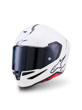 ALPINESTARS SR7 SOLID HELMET ECE 22.06 - WHITE GLOSSY