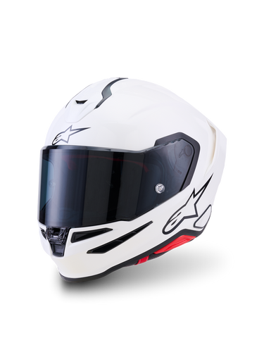 ALPINESTARS SR7 SOLID HELMET ECE 22.06 - WHITE GLOSSY