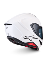 ALPINESTARS SR7 SOLID HELMET ECE 22.06 - WHITE GLOSSY