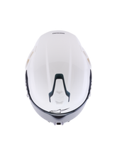 ALPINESTARS SR7 SOLID HELMET ECE 22.06 - WHITE GLOSSY