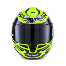 ALPINESTARS S-R7 ZEAL GLOSS FLURO YELLOW/BLACK/WHITE HELMET