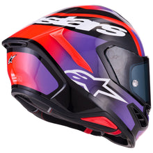 ALPINESTARS SUPERTECH R7 LUMEN BLACK/PURPLE/RED/WHITE GLOSS ECE 22.06 HELMET