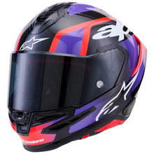 ALPINESTARS SUPERTECH R7 LUMEN BLACK/PURPLE/RED/WHITE GLOSS ECE 22.06 HELMET