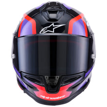 ALPINESTARS SUPERTECH R7 LUMEN BLACK/PURPLE/RED/WHITE GLOSS ECE 22.06 HELMET