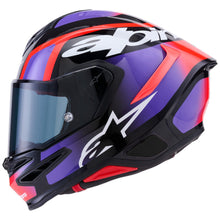 ALPINESTARS SUPERTECH R7 LUMEN BLACK/PURPLE/RED/WHITE GLOSS ECE 22.06 HELMET