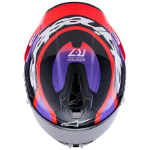 ALPINESTARS SUPERTECH R7 LUMEN BLACK/PURPLE/RED/WHITE GLOSS ECE 22.06 HELMET