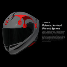 ALPINESTARS SUPERTECH R7 LUMEN BLACK/PURPLE/RED/WHITE GLOSS ECE 22.06 HELMET