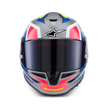 ALPINESTARS S-R7 LUMEN GLOSS SILVER/BLACK/PINK/FLURO YELLOW HELMET